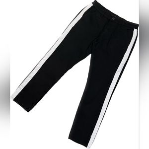 Guess Black Pants w/ White Lines